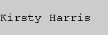 Kirsty Harris